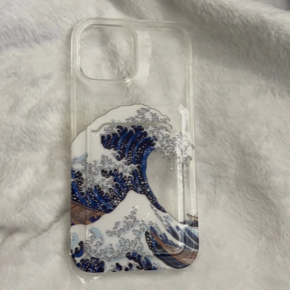 New Japanese wave phone case - 13 pro max